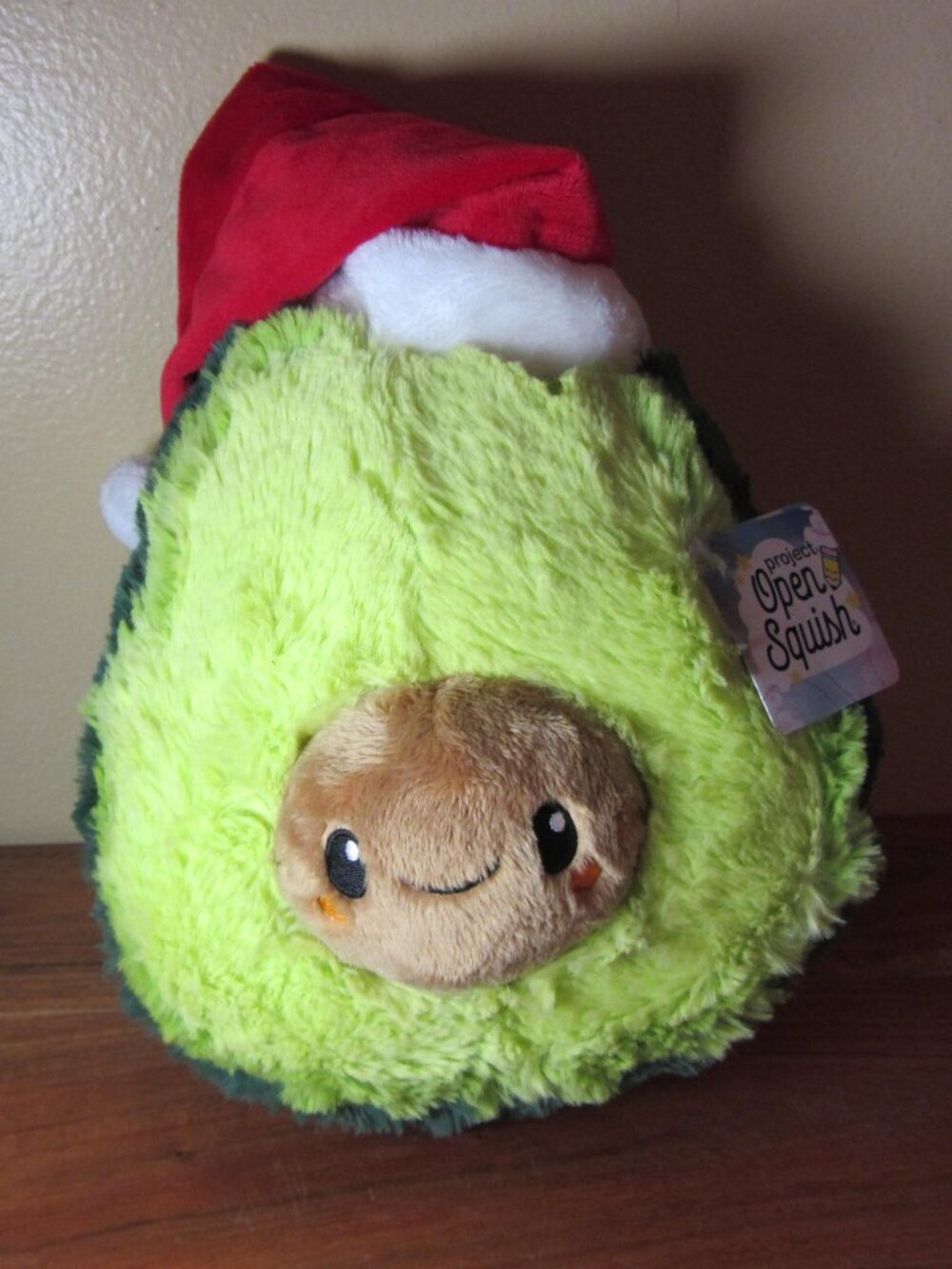 SALE* plush squishable 2022 10 " santa avocado NWT project open squish (W6065)